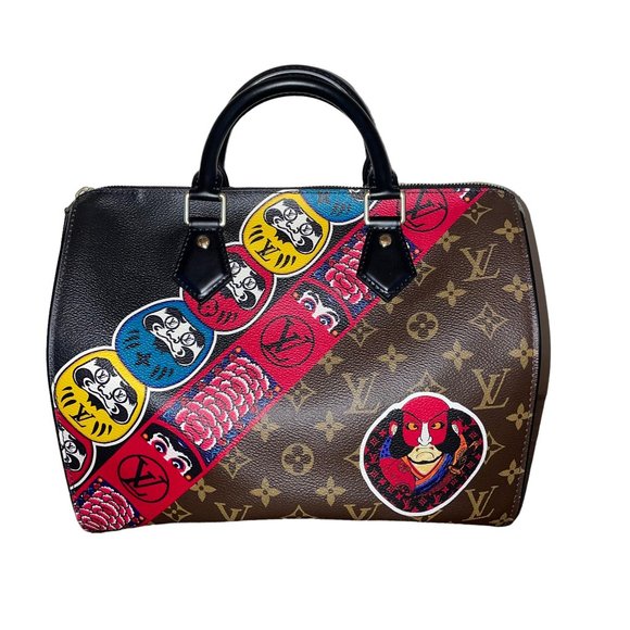 NWT Louis Vuitton Kabuki Speedy 30 Handbag Limited Edition Monogram New Tadashi - Picture 2 of 14